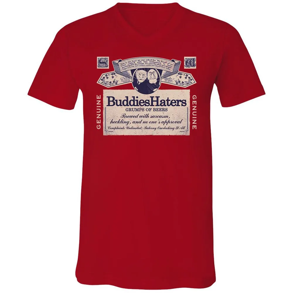 Unisex V-Neck T-Shirt - T6VUDP3H - Red - 3