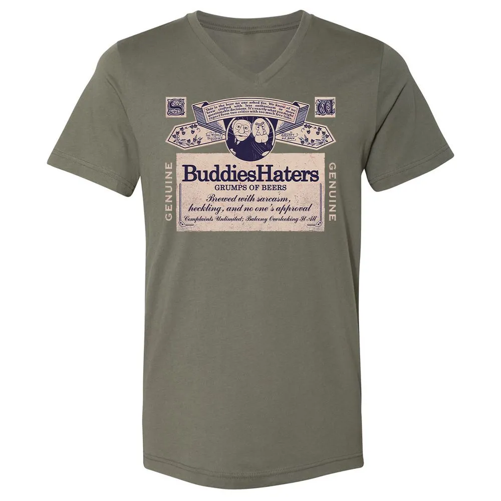 Unisex V-Neck T-Shirt - T6VUDP3H - Military Green - 10