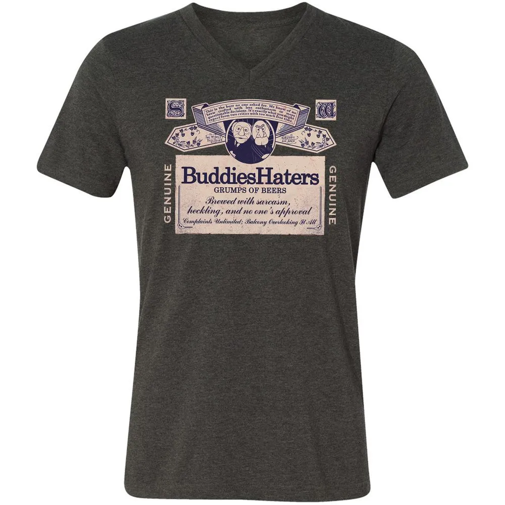 Unisex V-Neck T-Shirt - T6VUDP3H - Dark Grey Heather - 8