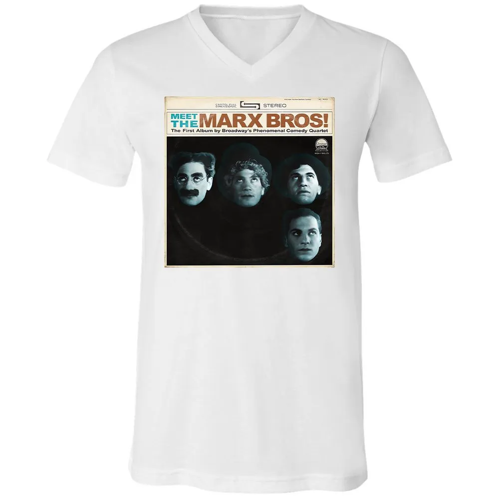 Unisex V-Neck T-Shirt - HWUDPKV6 - White - 5