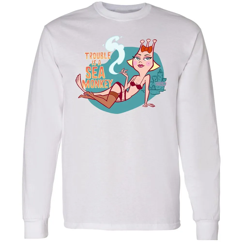 Long Sleeve T-Shirt - FBPC91QM - White - 5