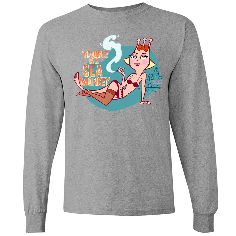 Long Sleeve T-Shirt - FBPC91QM - Graphite Heather - 6
