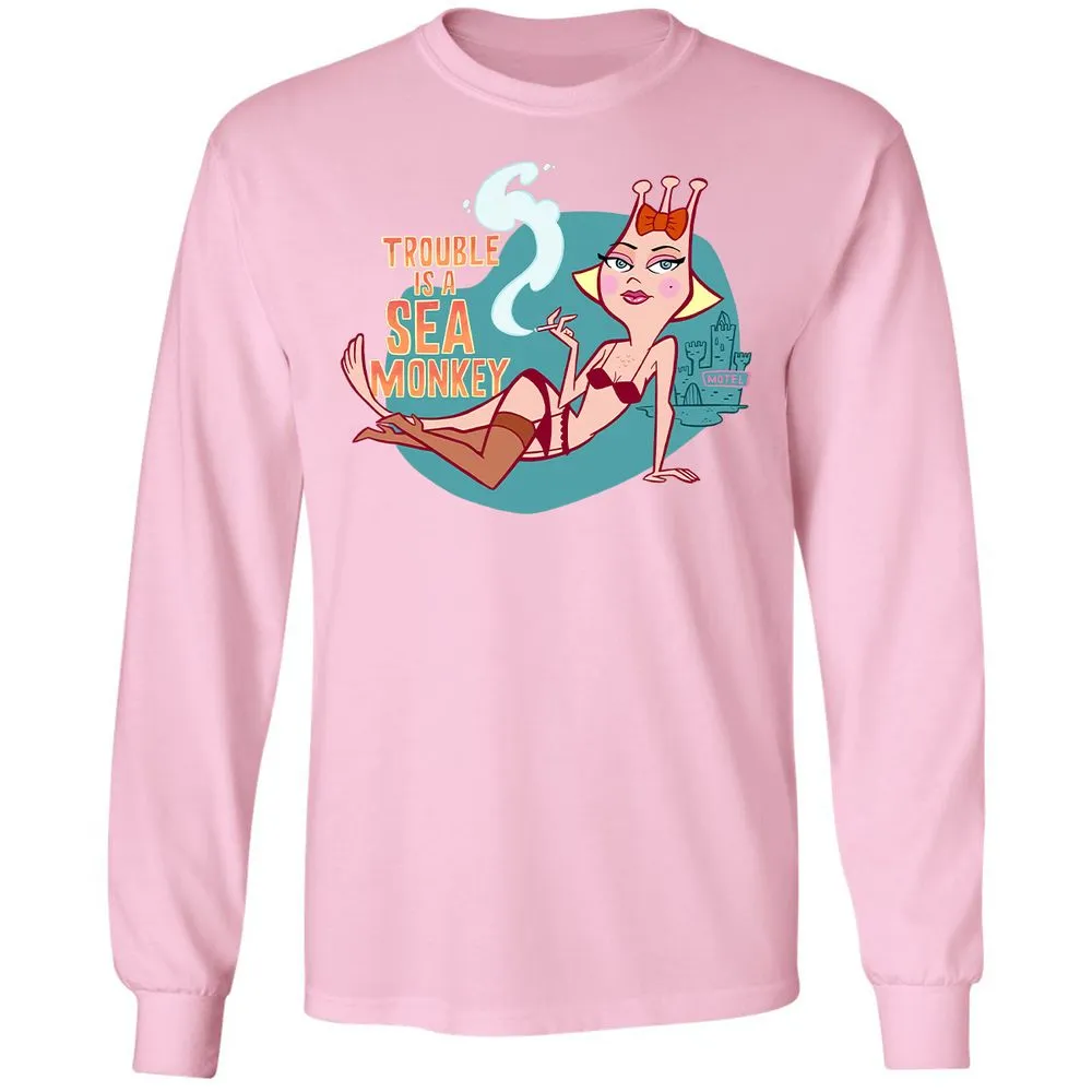Long Sleeve T-Shirt - FBPC91QM - Light Pink - 3