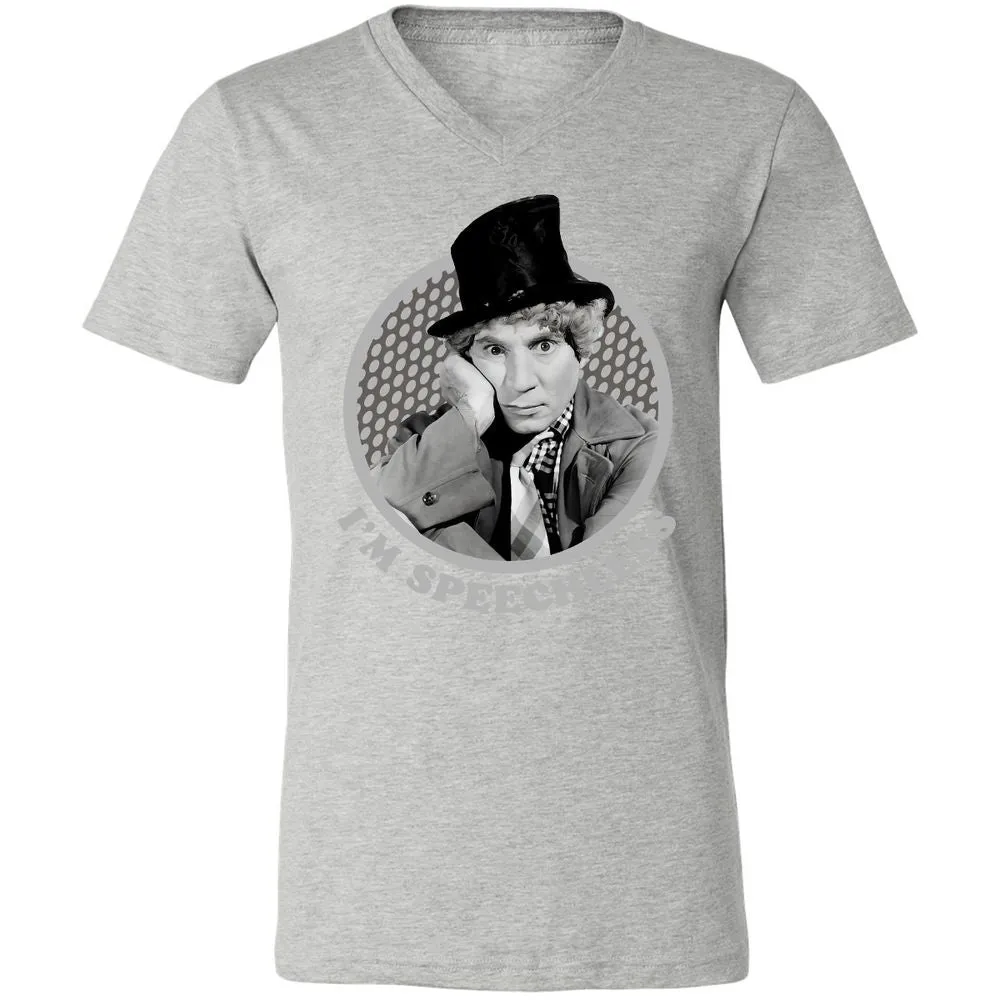 Unisex V-Neck T-Shirt - UAQAQ6A5 - Athletic Heather - 7