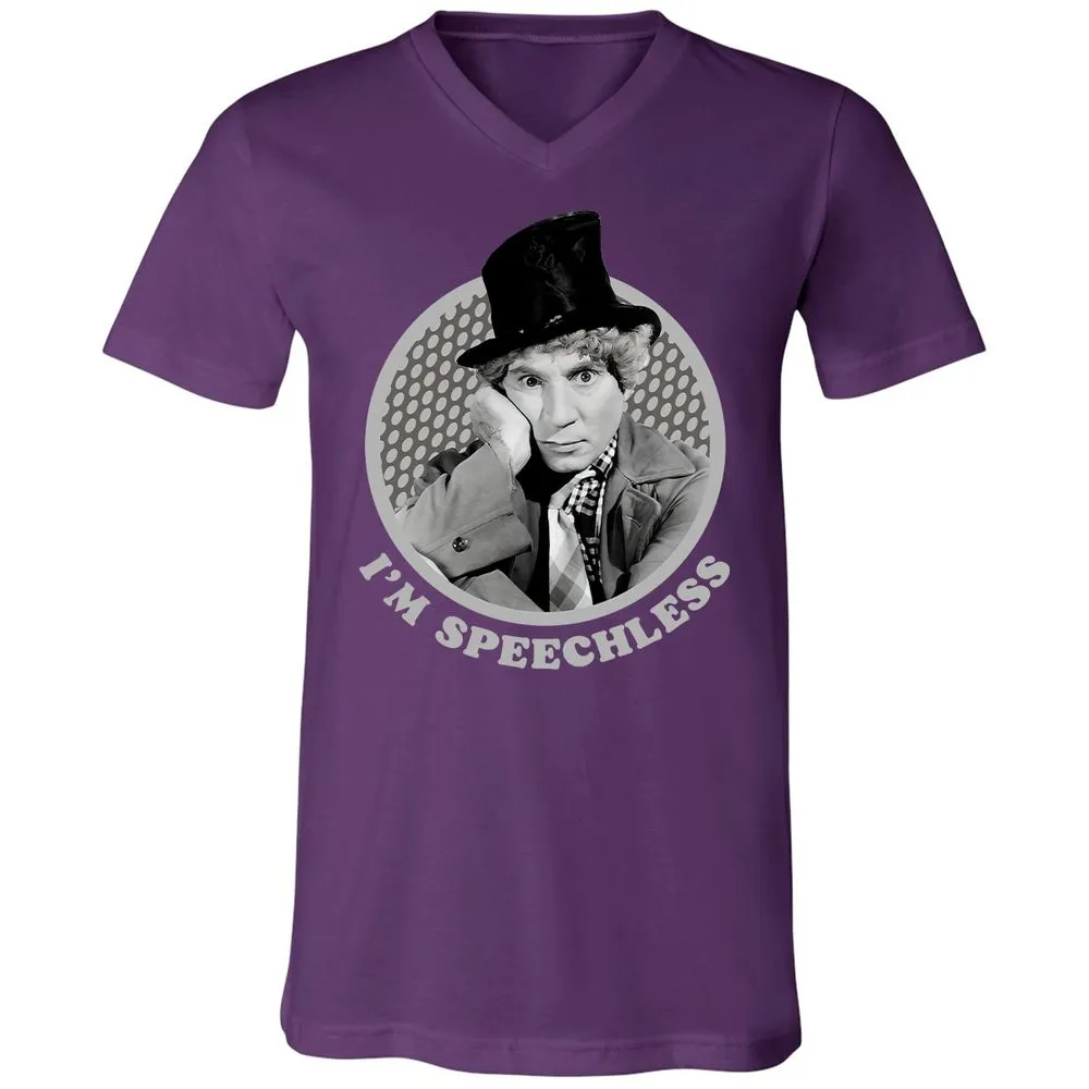Unisex V-Neck T-Shirt - UAQAQ6A5 - Team Purple - 9