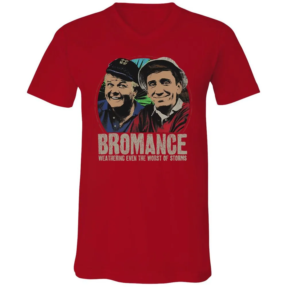 Unisex V-Neck T-Shirt - SJT34R4F - Red - 3