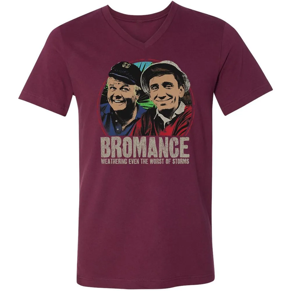 Unisex V-Neck T-Shirt - SJT34R4F - Maroon - 6