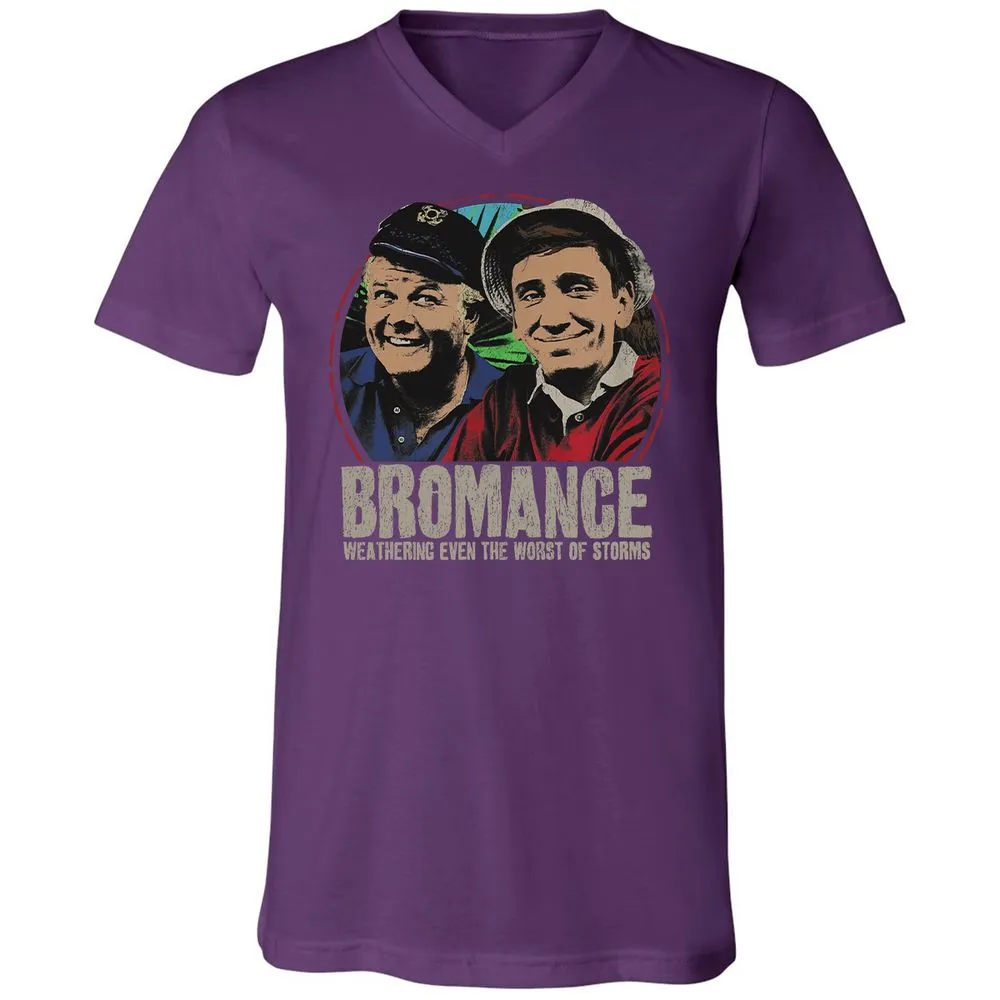Unisex V-Neck T-Shirt - SJT34R4F - Team Purple - 9