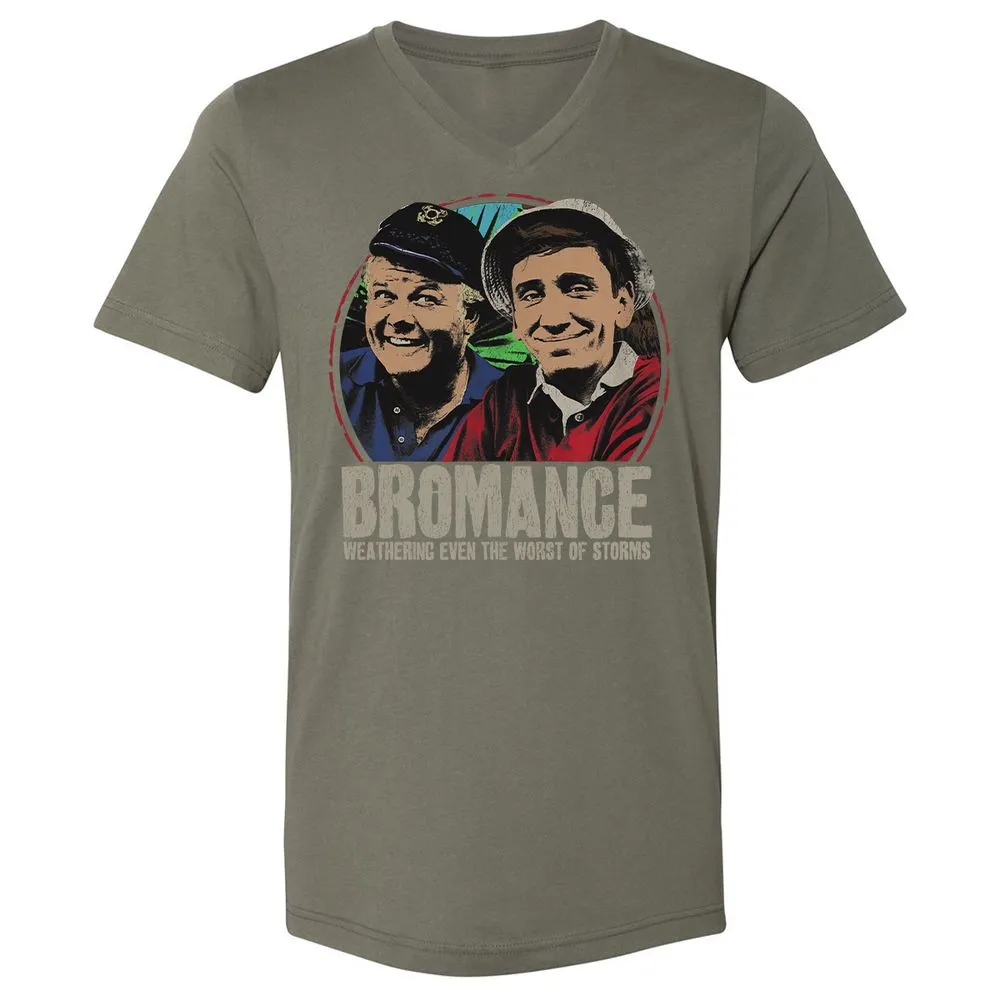 Unisex V-Neck T-Shirt - SJT34R4F - Military Green - 10