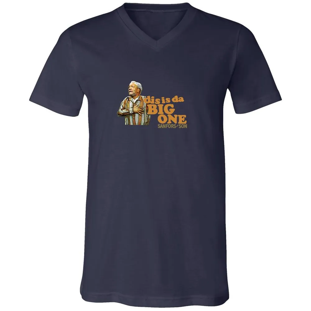 Unisex V-Neck T-Shirt - LGNTUAJ3 - Navy - 2