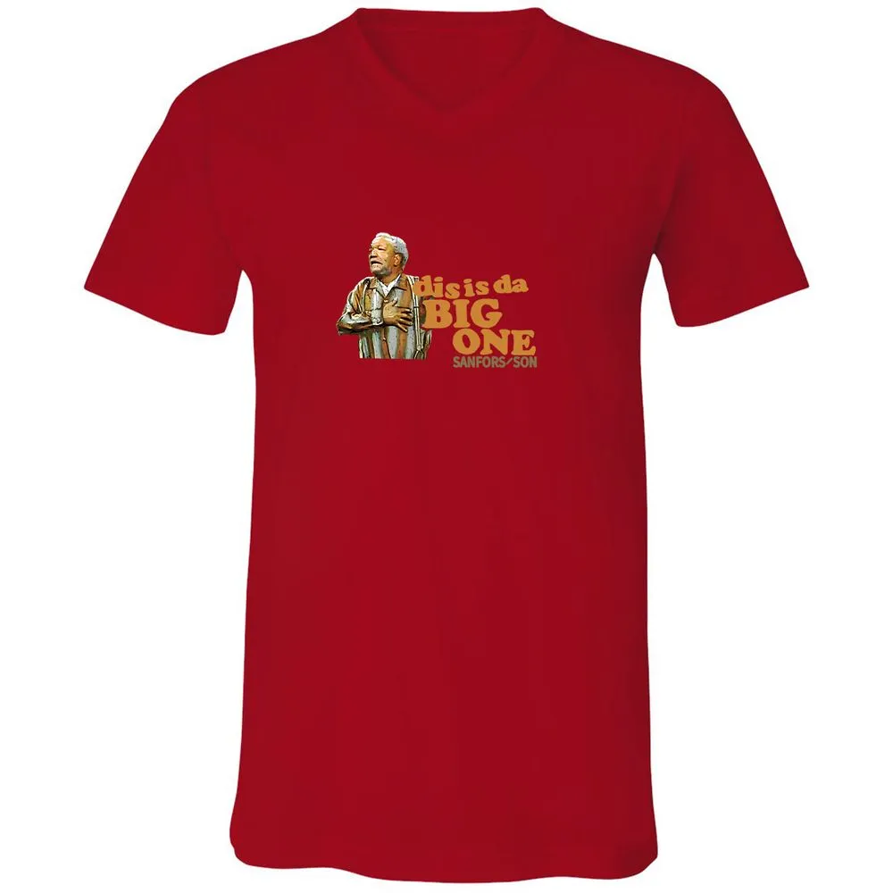 Unisex V-Neck T-Shirt - LGNTUAJ3 - Red - 3