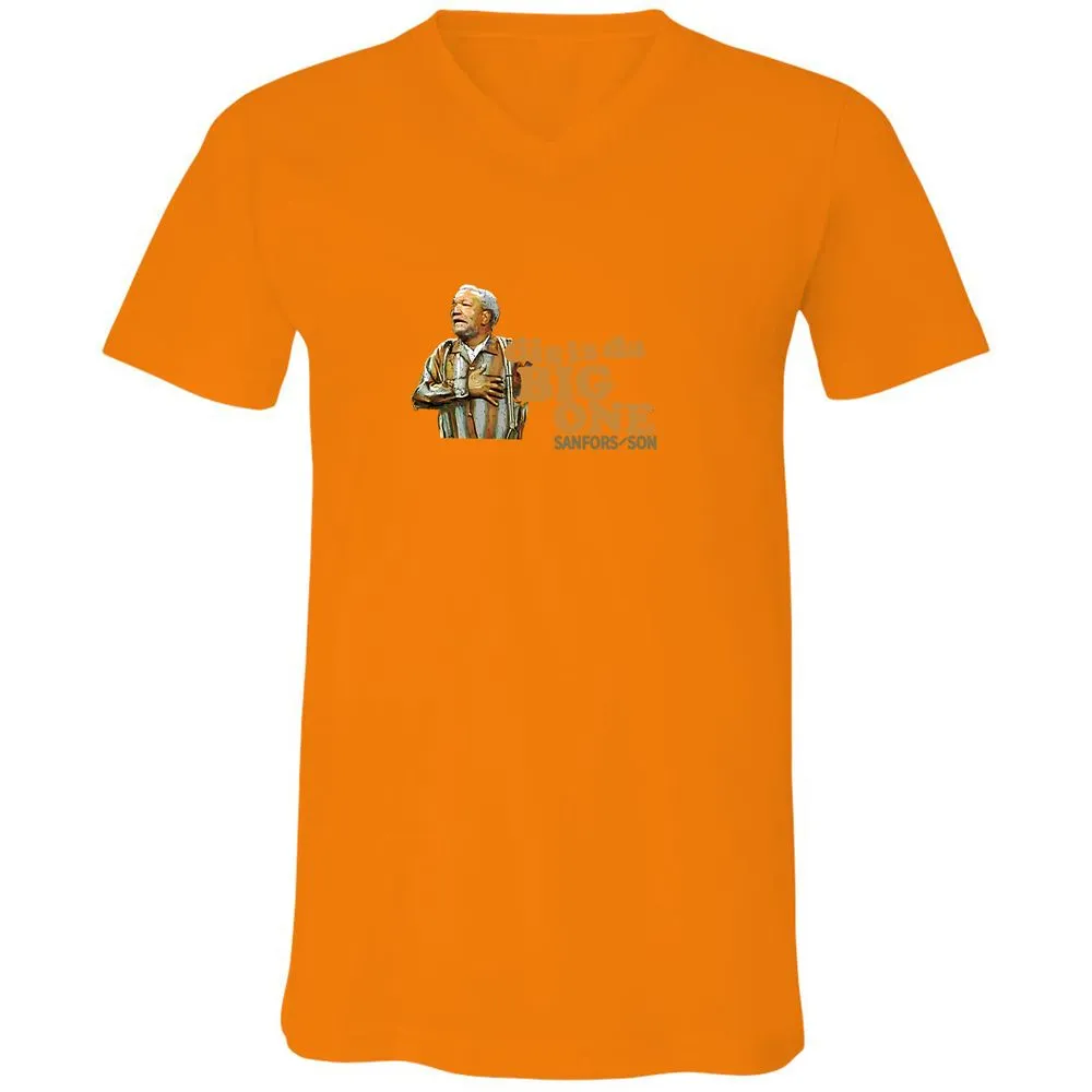 Unisex V-Neck T-Shirt - LGNTUAJ3 - Orange - 11