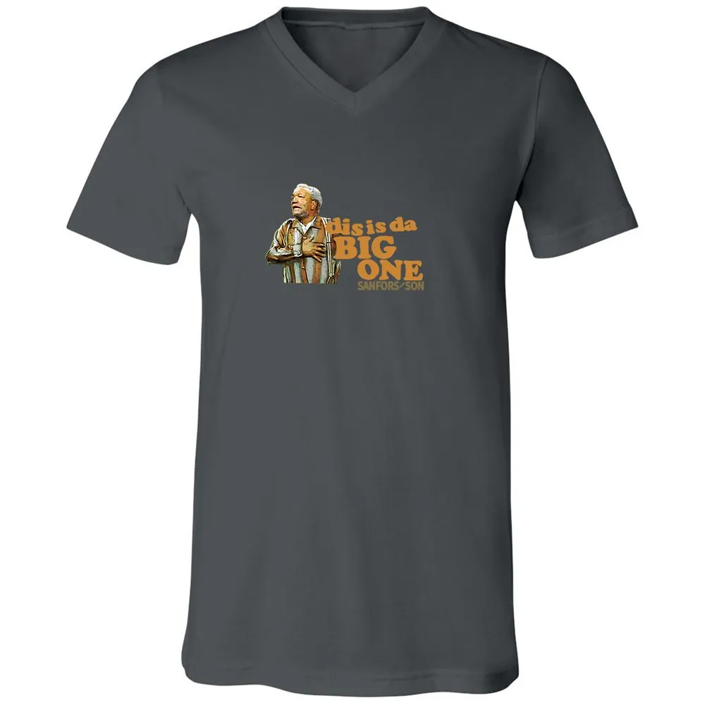 Unisex V-Neck T-Shirt - LGNTUAJ3 - Asphalt - 12