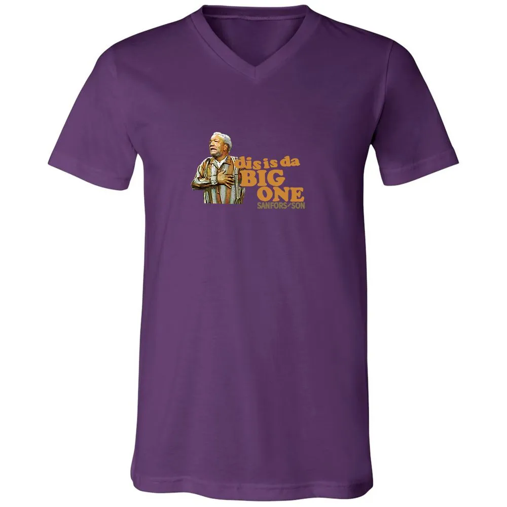 Unisex V-Neck T-Shirt - LGNTUAJ3 - Team Purple - 9
