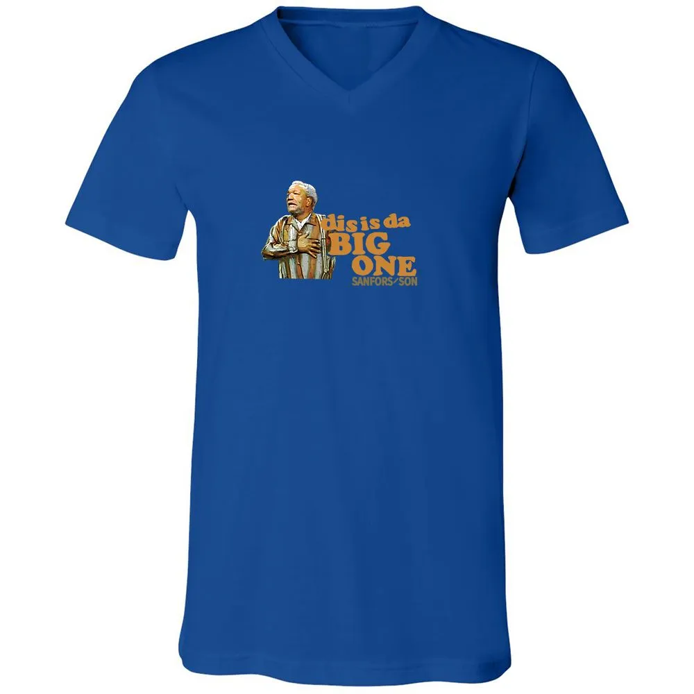 Unisex V-Neck T-Shirt - LGNTUAJ3 - True Royal - 4