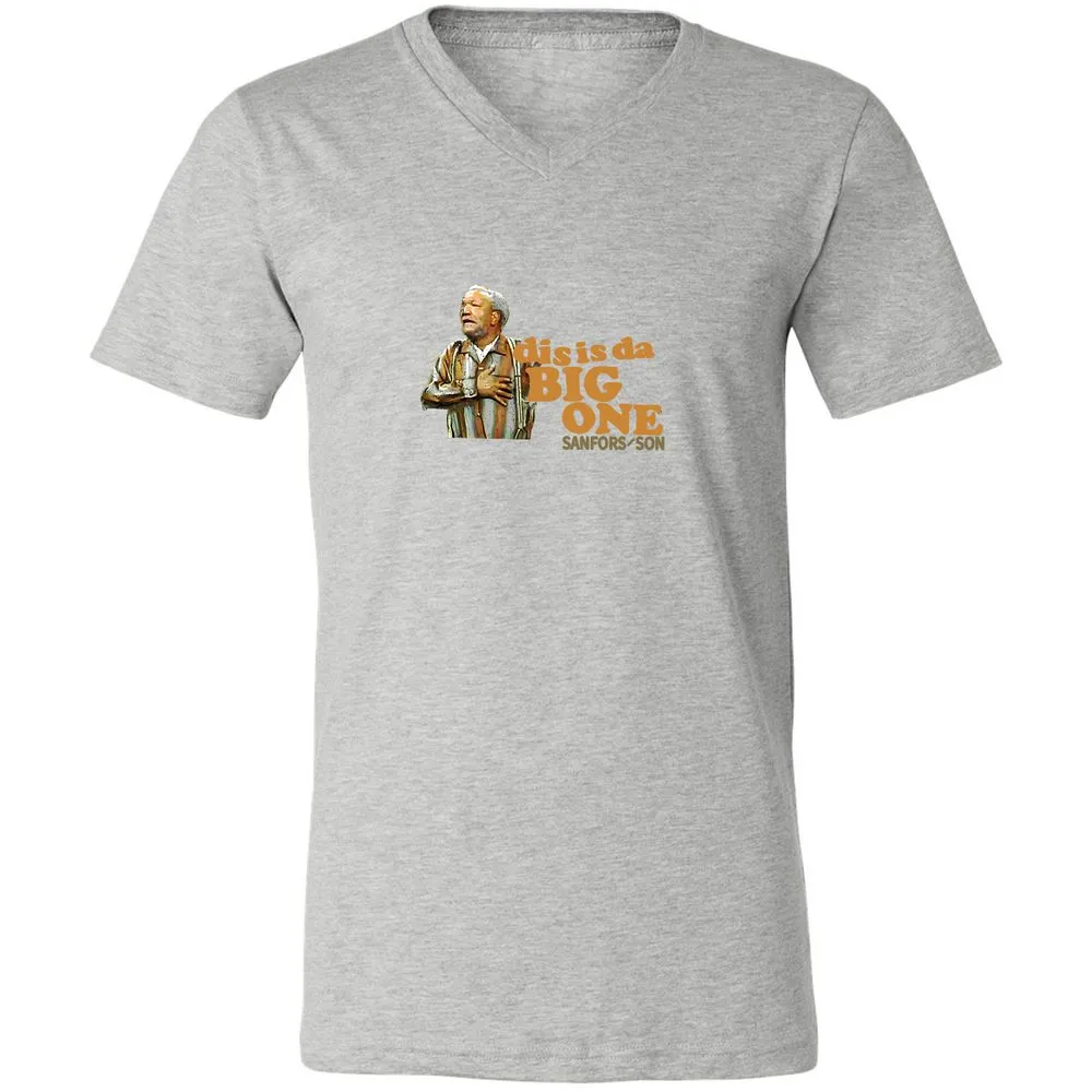 Unisex V-Neck T-Shirt - LGNTUAJ3 - Athletic Heather - 7