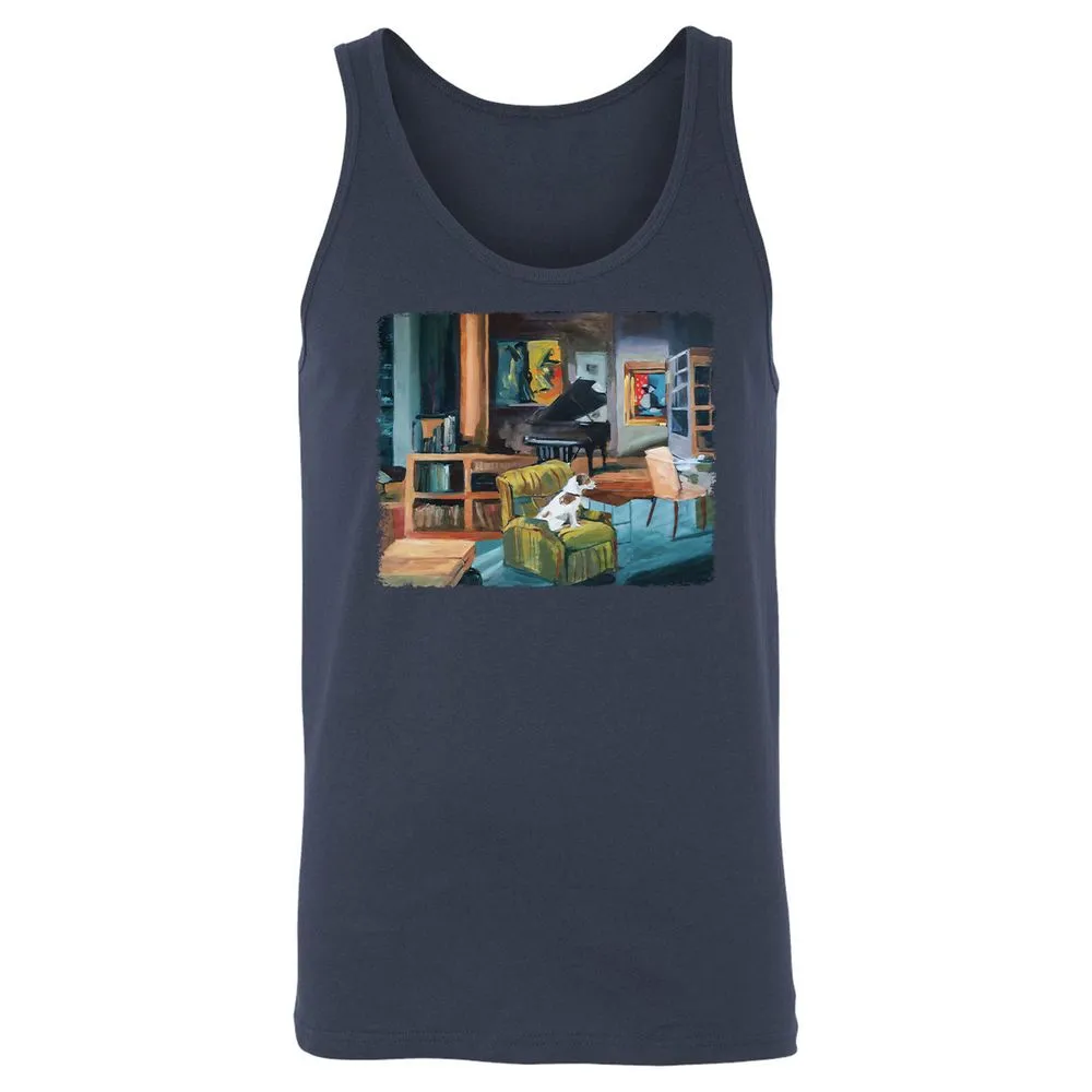 Unisex Jersey Tank - Z4JZ9E54 - Navy - 2