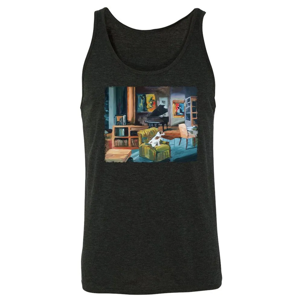 Unisex Jersey Tank - Z4JZ9E54 - Charcoal Black Triblend - 5