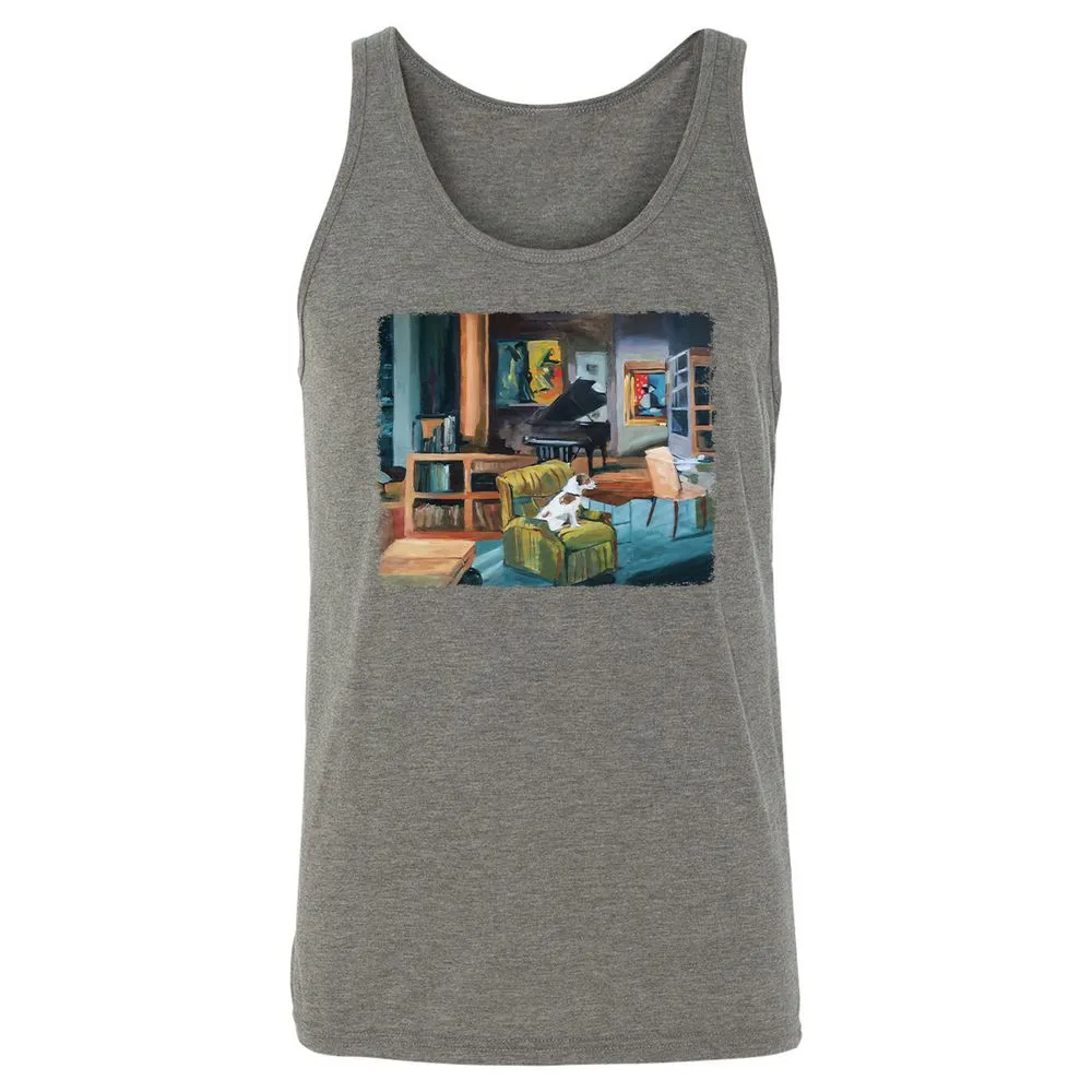 Unisex Jersey Tank - Z4JZ9E54 - Grey Triblend - 8
