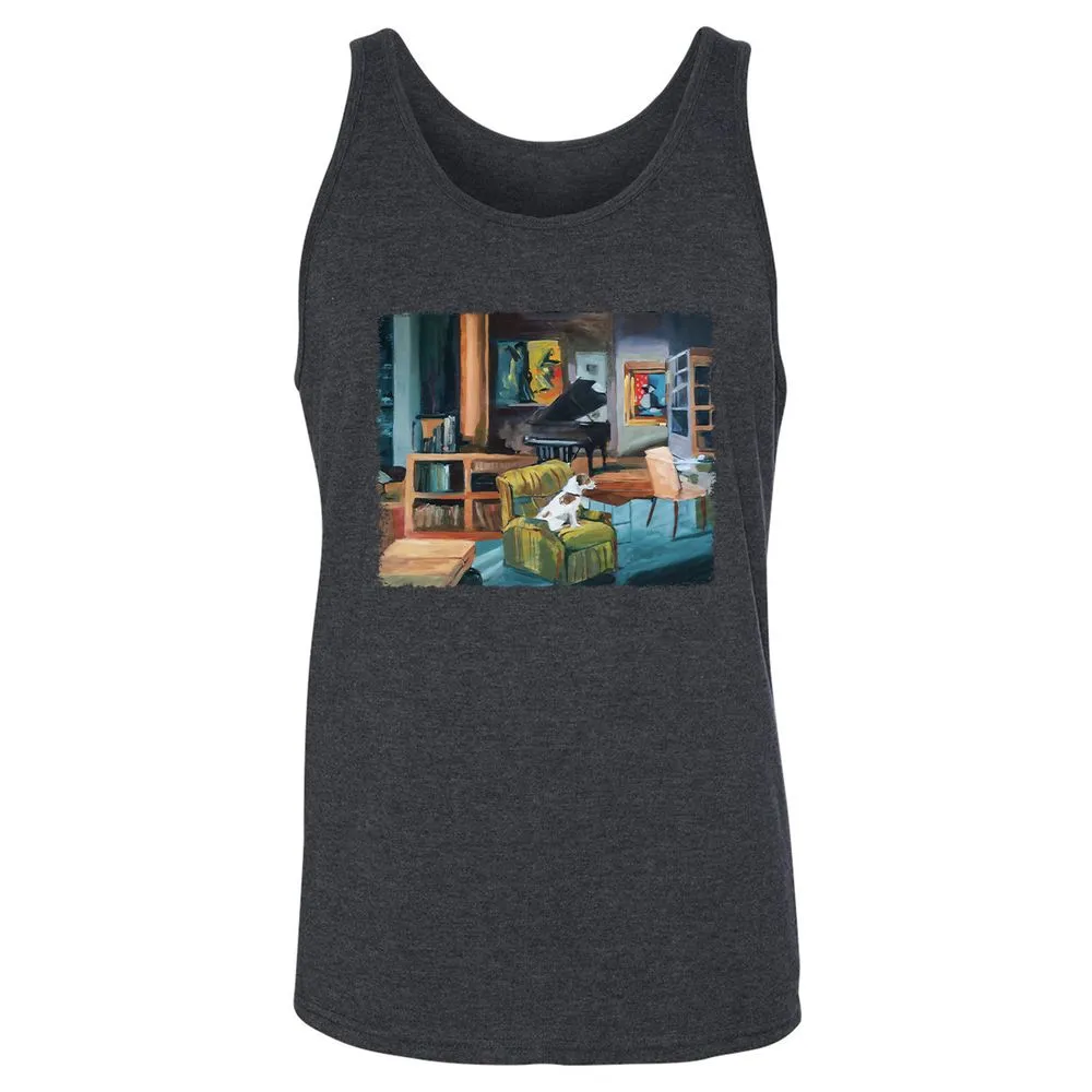 Unisex Jersey Tank - Z4JZ9E54 - Dark Grey Heather - 6