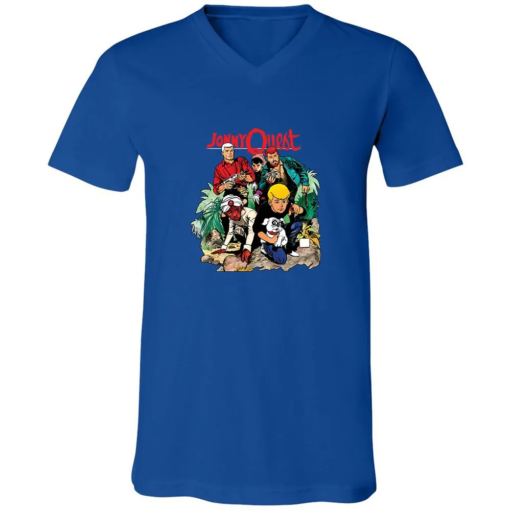 Unisex V-Neck T-Shirt - LMB3N4ZW - True Royal - 4