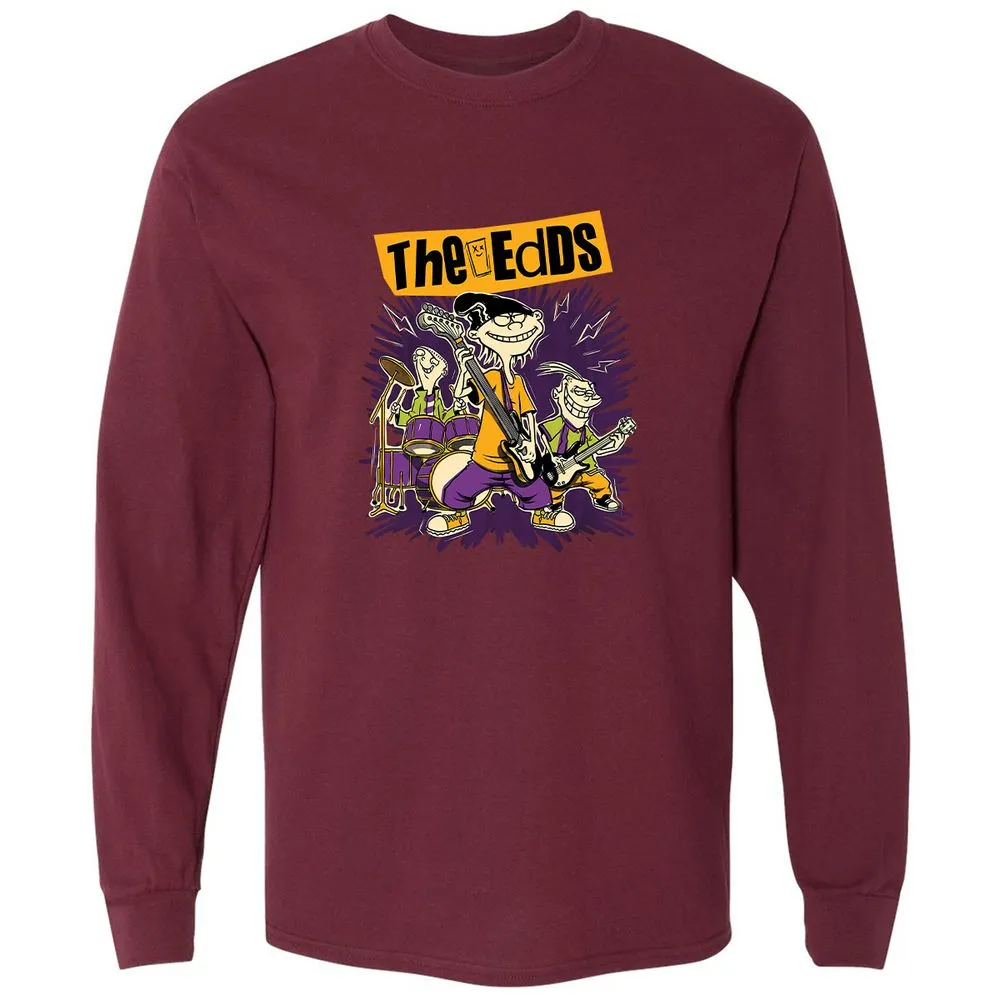 Long Sleeve T-Shirt - D84833YX - Maroon - 11