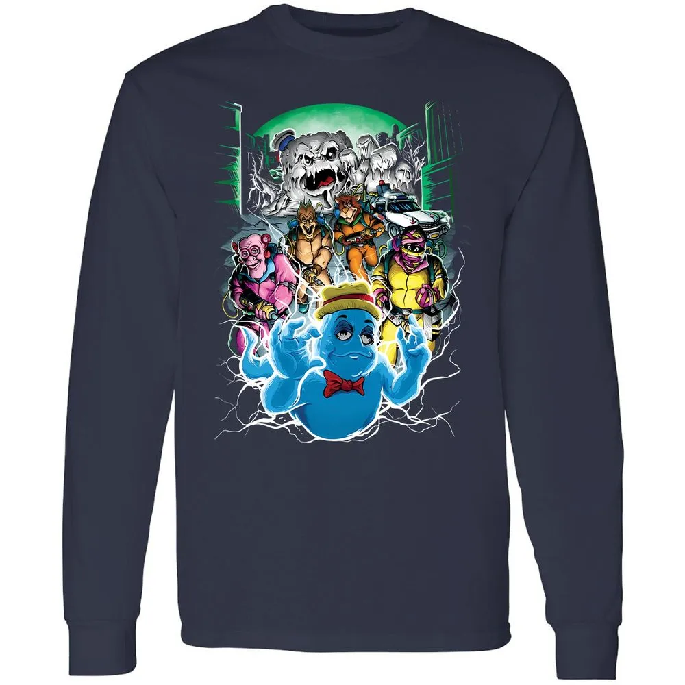 Long Sleeve T-Shirt - WUJU2WBG - Navy - 2