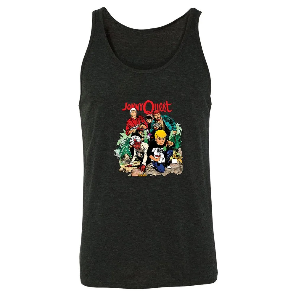Unisex Jersey Tank - P6N41LRZ - Charcoal Black Triblend - 5