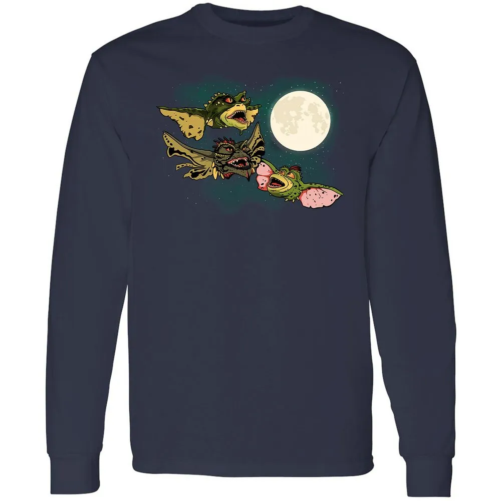 Long Sleeve T-Shirt - 3CDVTM34 - Navy - 2