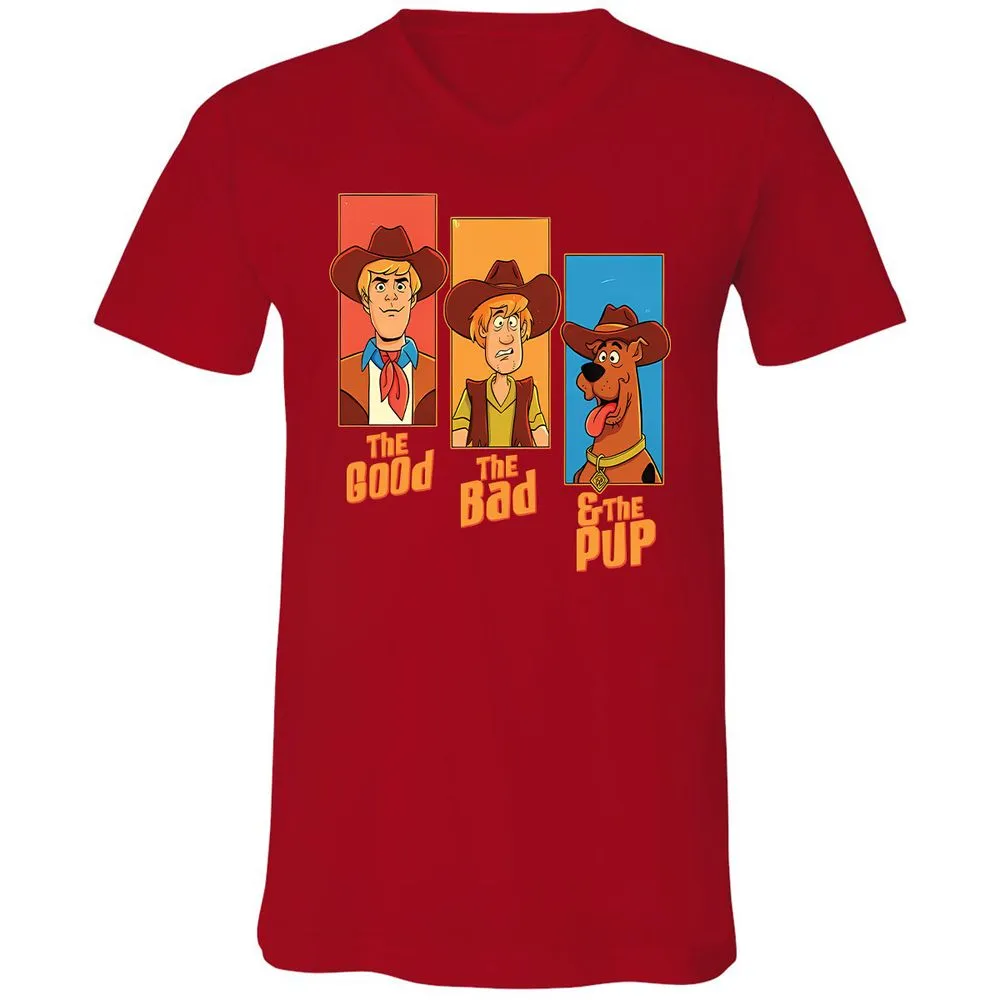 Unisex V-Neck T-Shirt - VZG9VJ8A - Red - 3