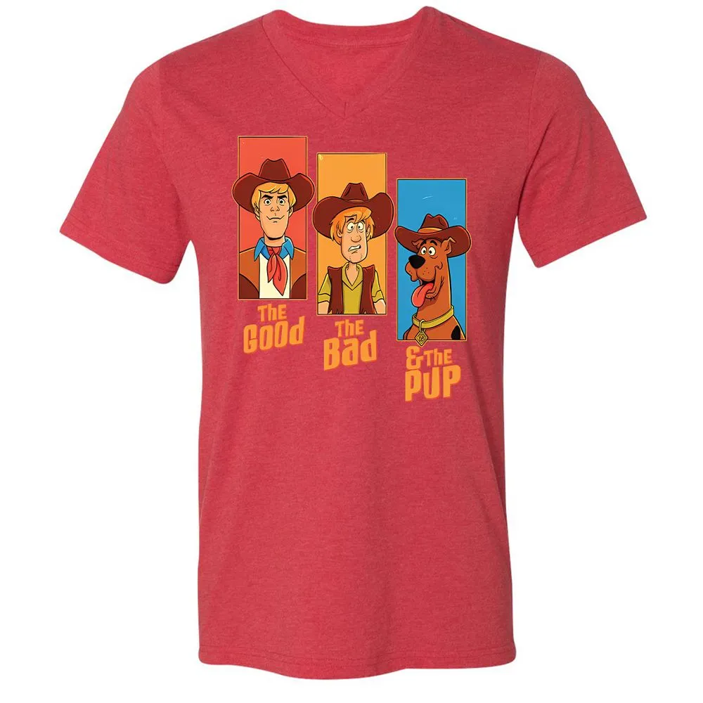 Unisex V-Neck T-Shirt - VZG9VJ8A - Heather Red - 16