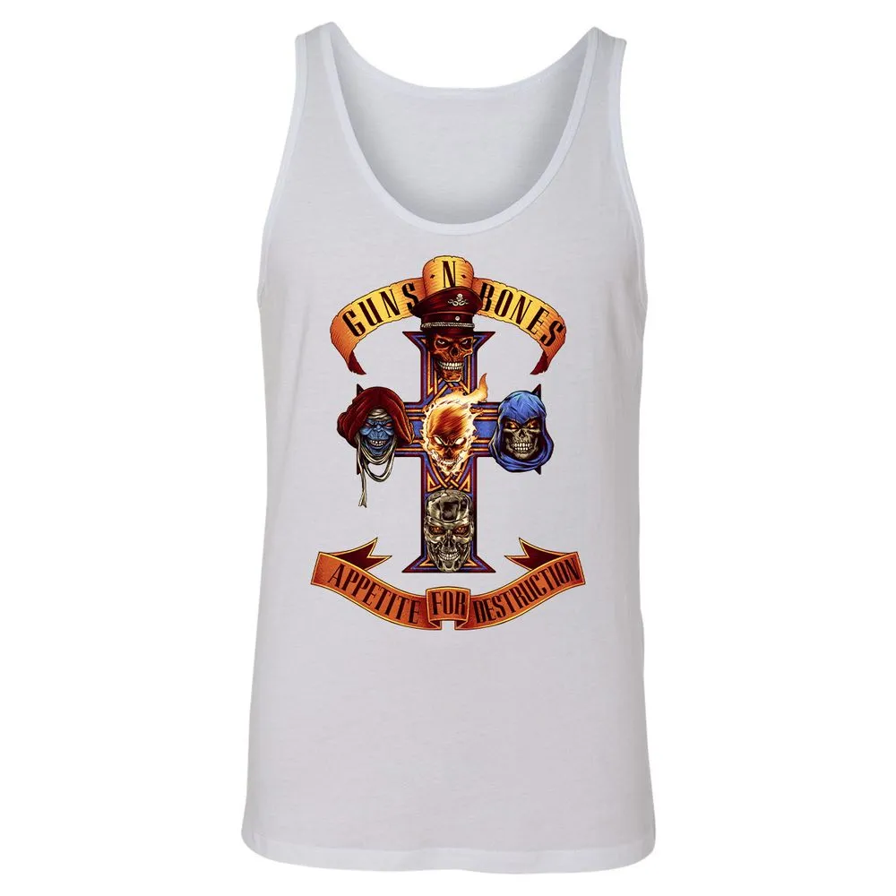 Unisex Jersey Tank - Q51MAB3U - White - 14