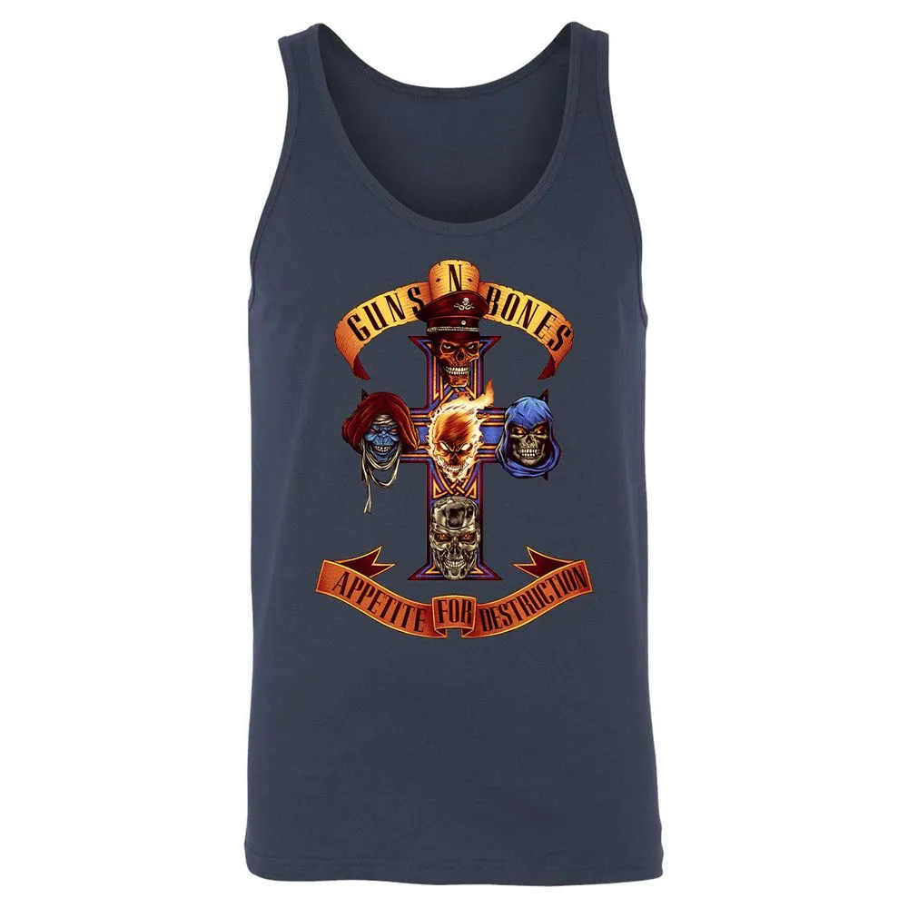 Unisex Jersey Tank - Q51MAB3U - Navy - 2