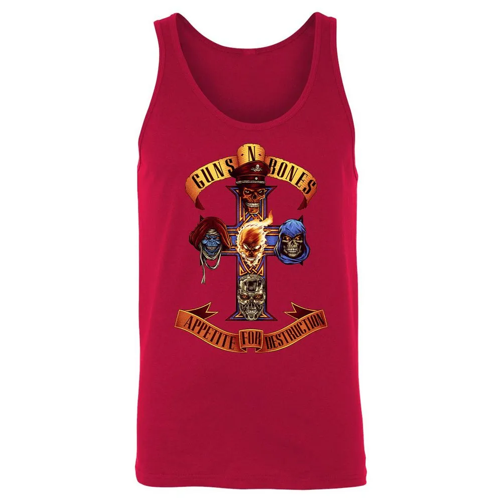 Unisex Jersey Tank - Q51MAB3U - Red - 11