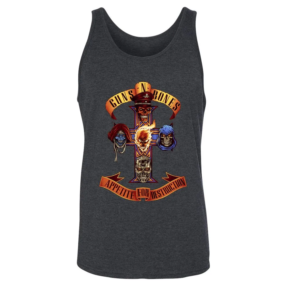 Unisex Jersey Tank - Q51MAB3U - Dark Grey Heather - 6