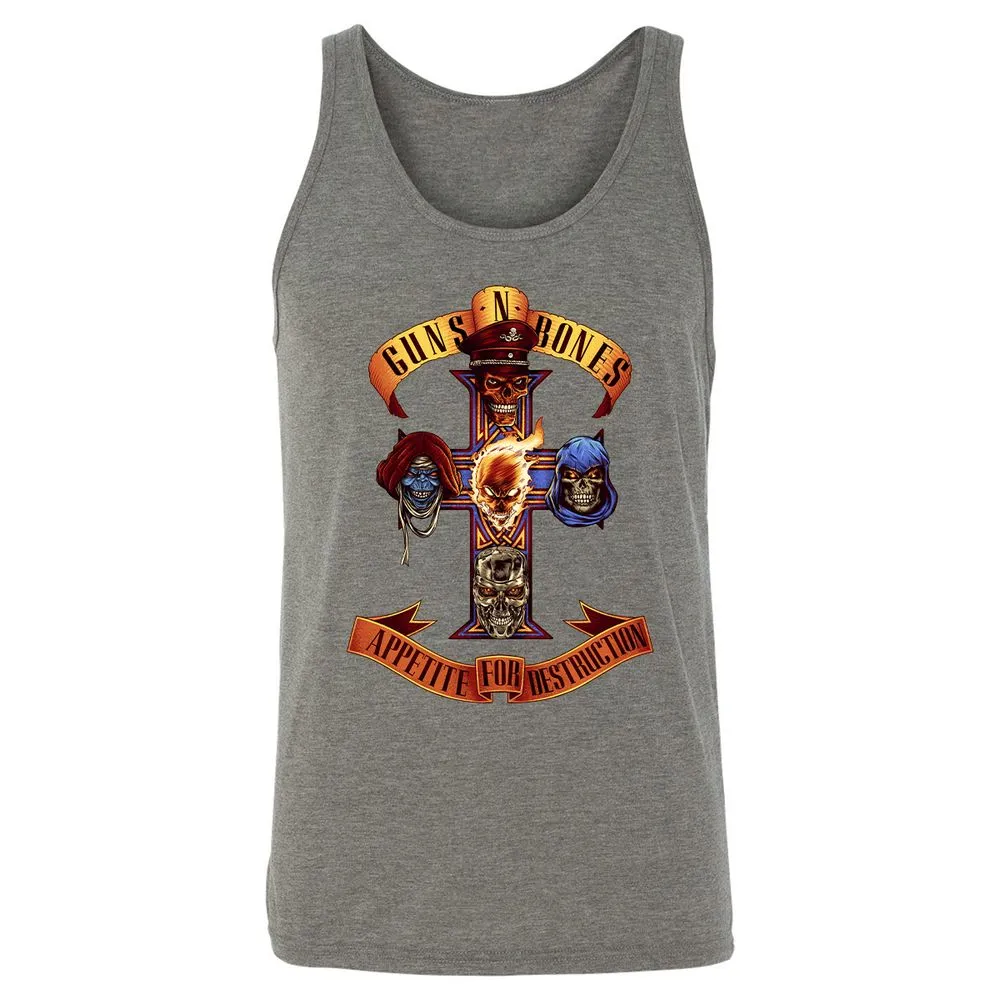 Unisex Jersey Tank - Q51MAB3U - Grey Triblend - 8