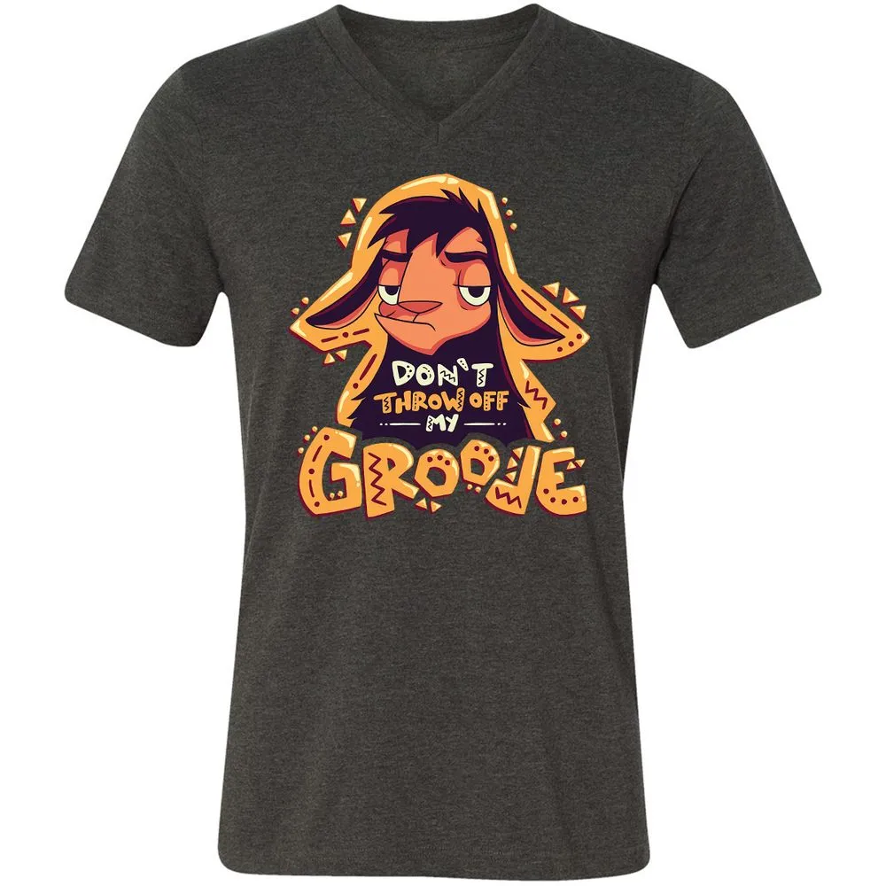 Unisex V-Neck T-Shirt - HTN2R35X - Dark Grey Heather - 8