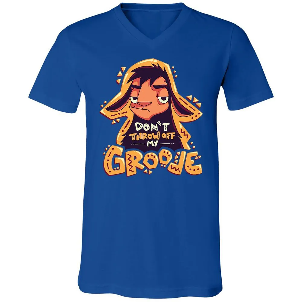 Unisex V-Neck T-Shirt - HTN2R35X - True Royal - 4