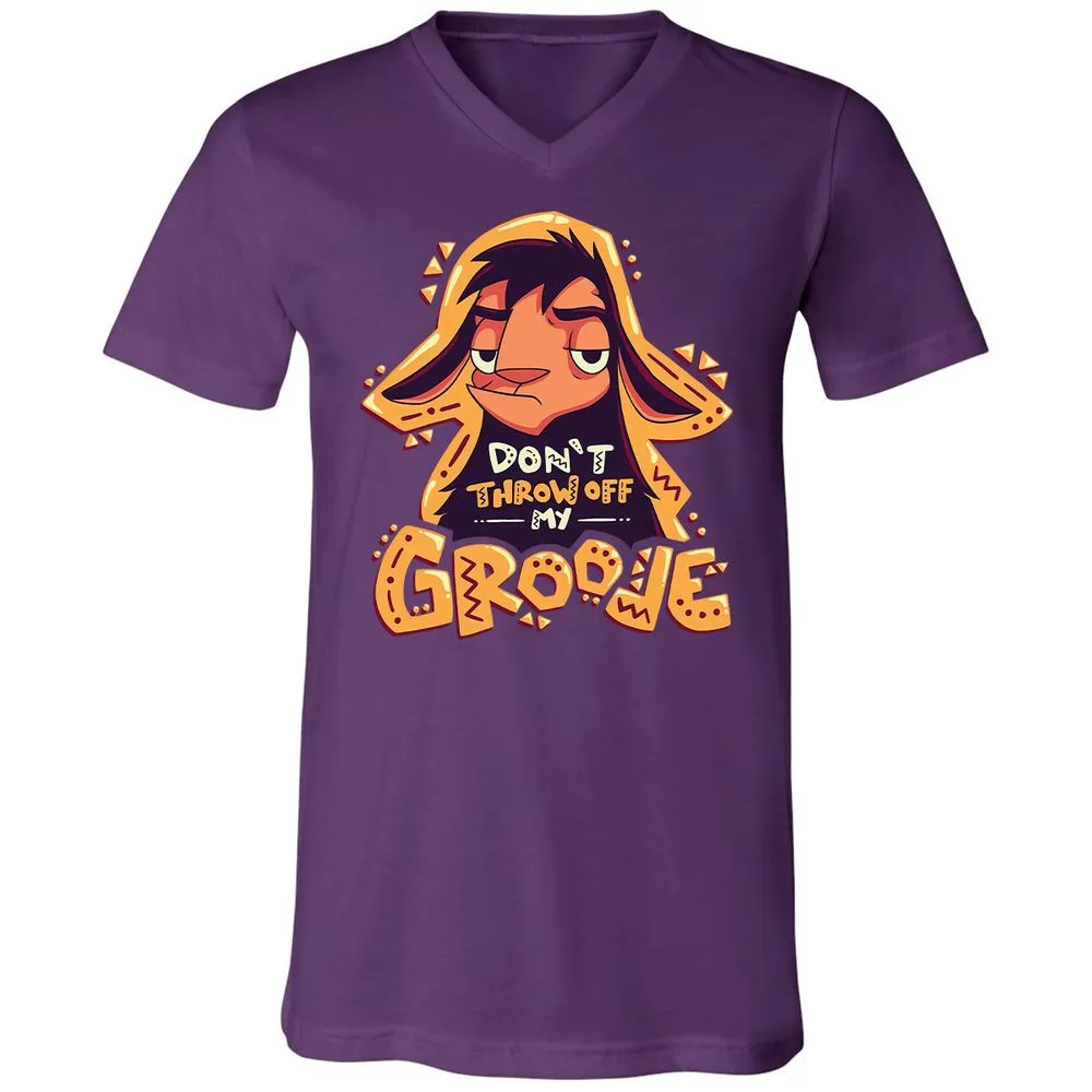 Unisex V-Neck T-Shirt - HTN2R35X - Team Purple - 9
