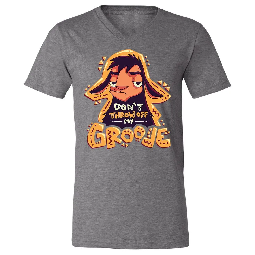 Unisex V-Neck T-Shirt - HTN2R35X - Deep Heather - 13