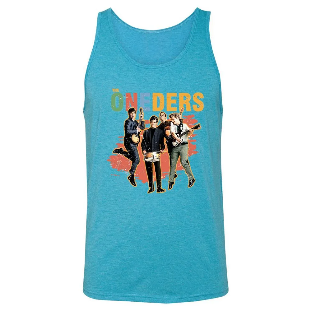 Unisex Jersey Tank - UYJD9H8W - Aqua Triblend - 3