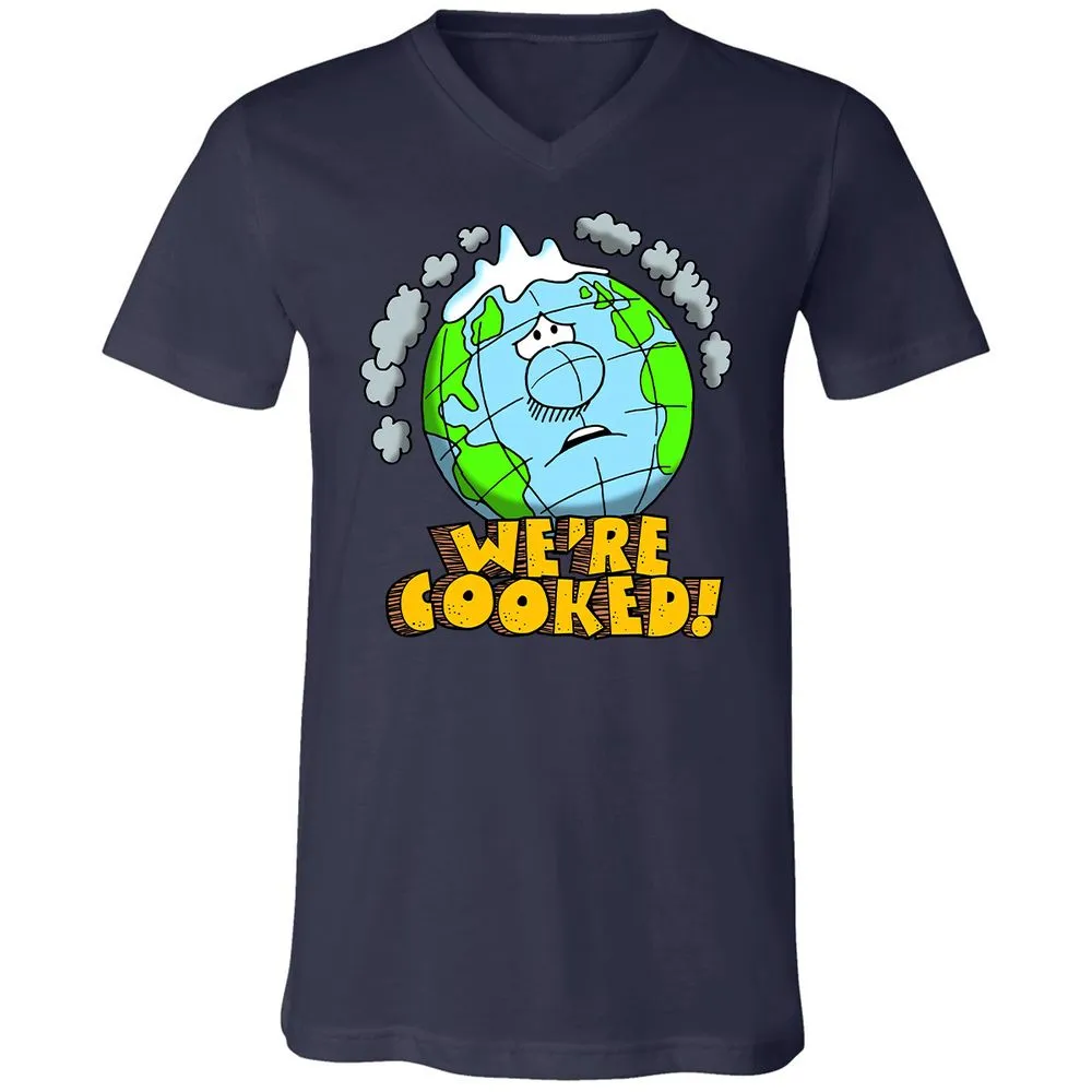 Unisex V-Neck T-Shirt - 5FMRF3AS - Navy - 2