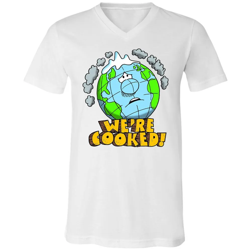 Unisex V-Neck T-Shirt - 5FMRF3AS - White - 5