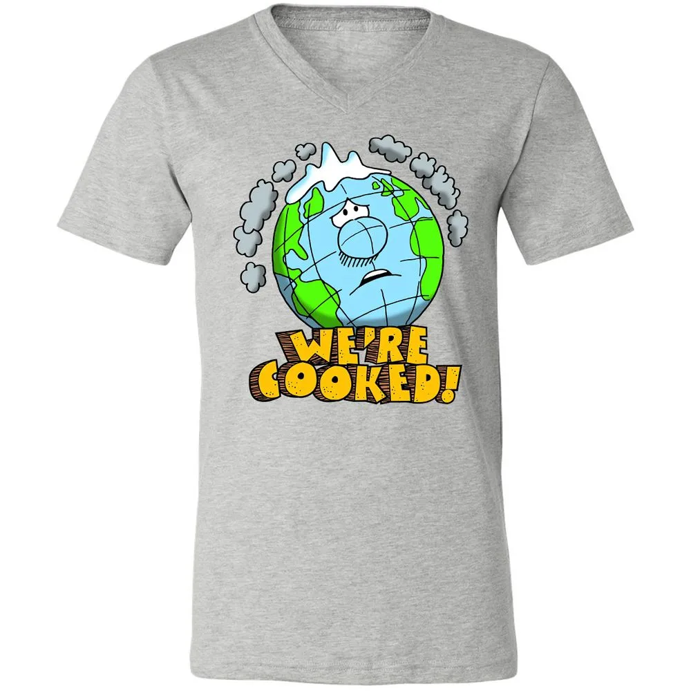 Unisex V-Neck T-Shirt - 5FMRF3AS - Athletic Heather - 7