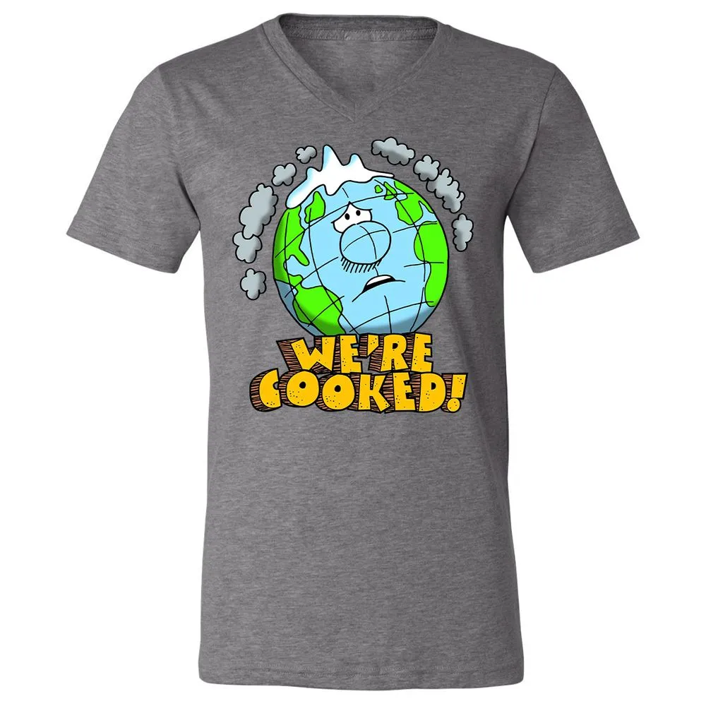 Unisex V-Neck T-Shirt - 5FMRF3AS - Deep Heather - 13