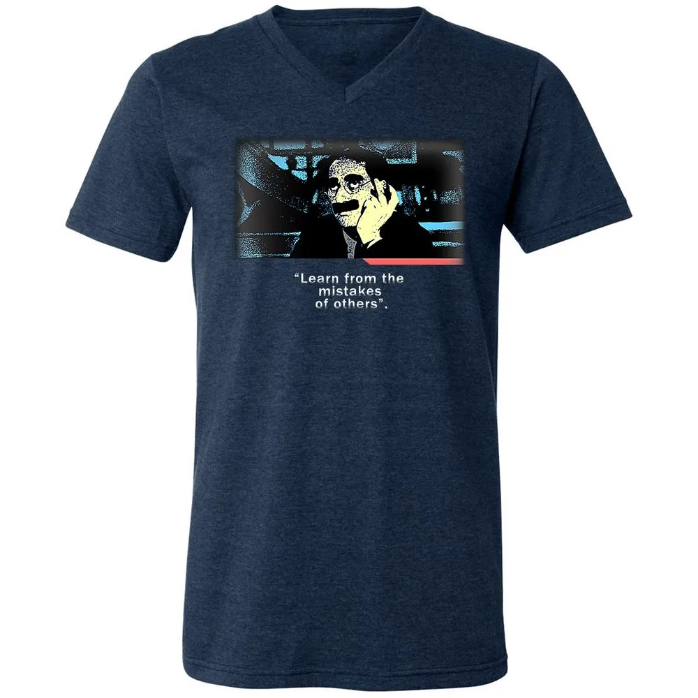 Unisex V-Neck T-Shirt - XW3481BG - Heather Navy - 15