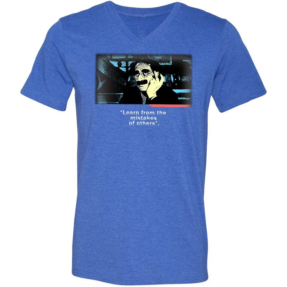 Unisex V-Neck T-Shirt - XW3481BG - Heather True Royal - 14