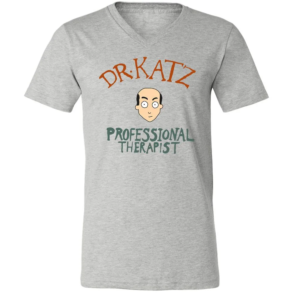 Unisex V-Neck T-Shirt - FSL9F9YQ - Athletic Heather - 7