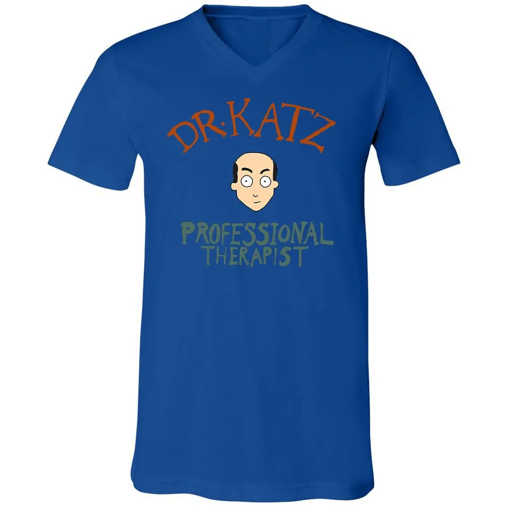 Unisex V-Neck T-Shirt - FSL9F9YQ - True Royal - 4