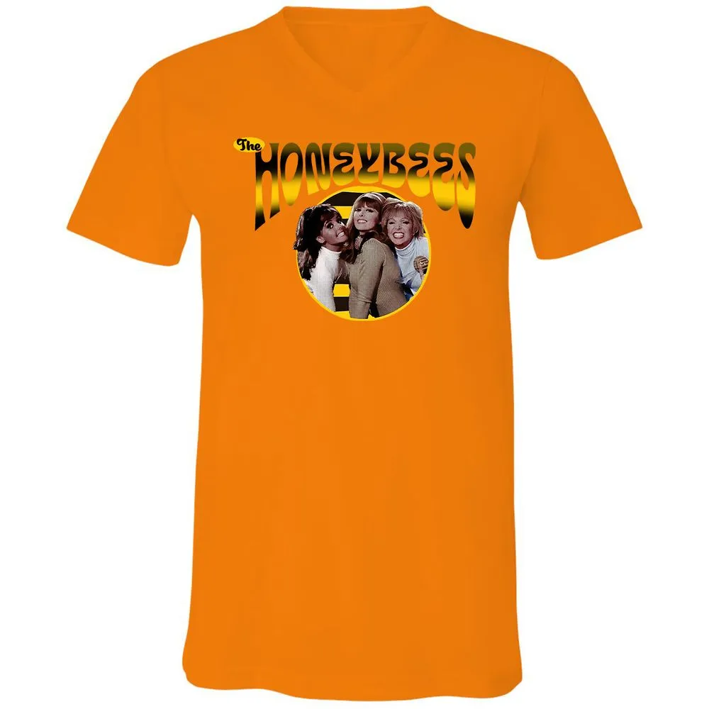 Unisex V-Neck T-Shirt - ZV6SXD33 - Orange - 11